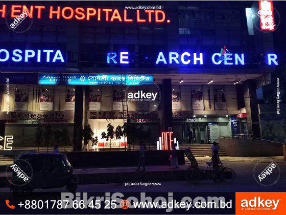 LED Sign Board BD 3D Acrylic High Letter Advertising in BD